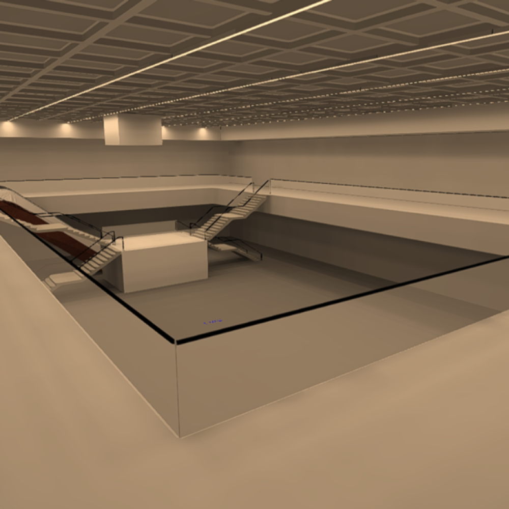 Shopping em Santos-SP - Área interna